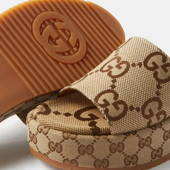 GG canvas flatform slides size 38 - Picture 3 of 11